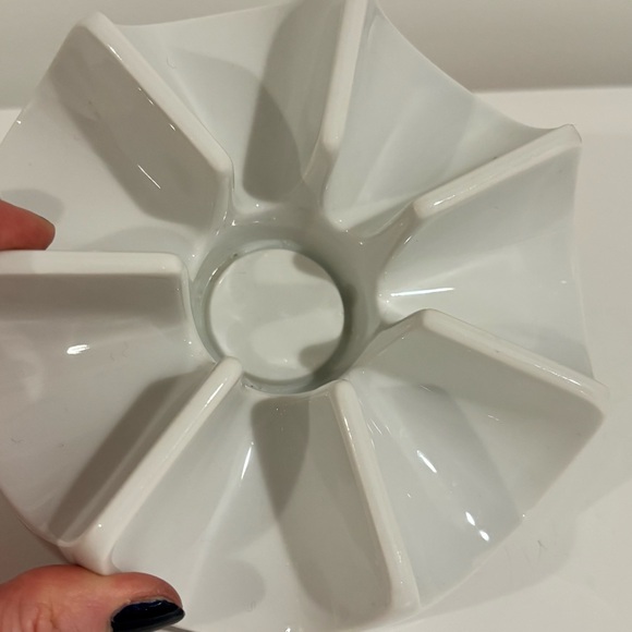 German Arzberg mid century white porcelain teapot warmer candle holder ceramic - Picture 5 of 11